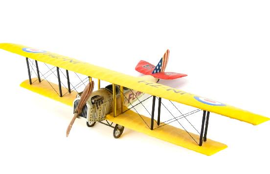 WWI Flying Circus Curtiss Jenny Model Biplane (1 of 5)