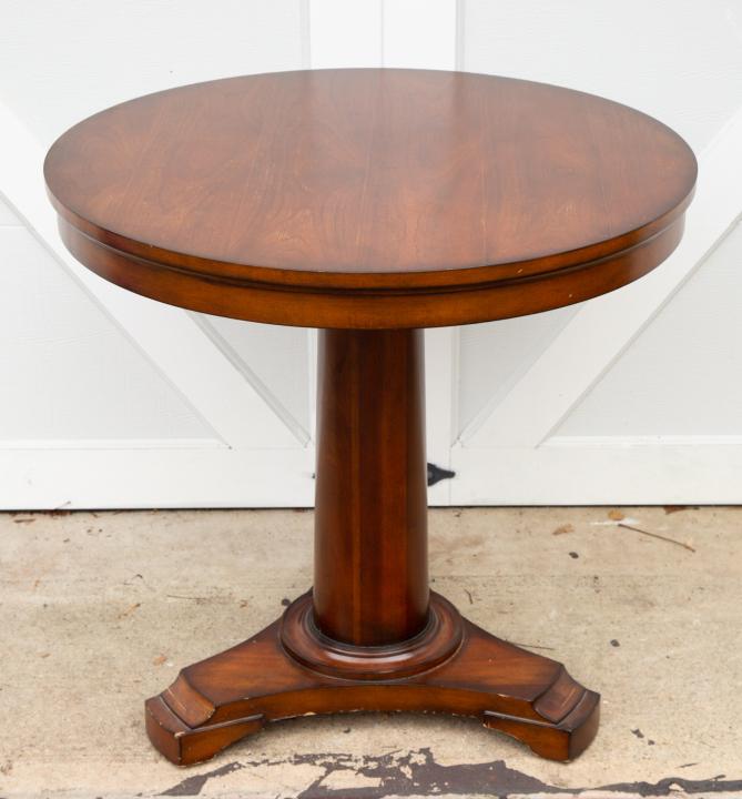 Empire Style Round Pedestal Hall Table (1 of 5)