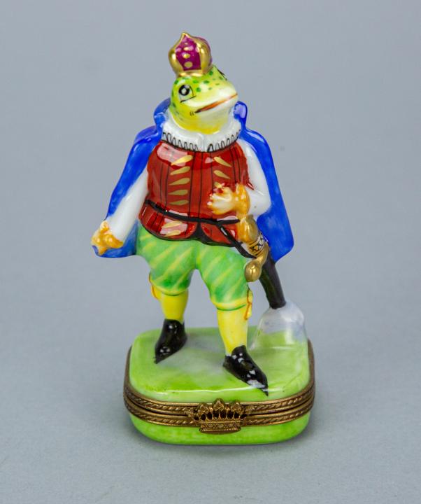 Limoges France Hand Painted Porcelain Frog Prince (1 of 5)