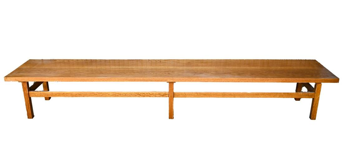 Mid Century Danish Low Long Bench (1 of 6)