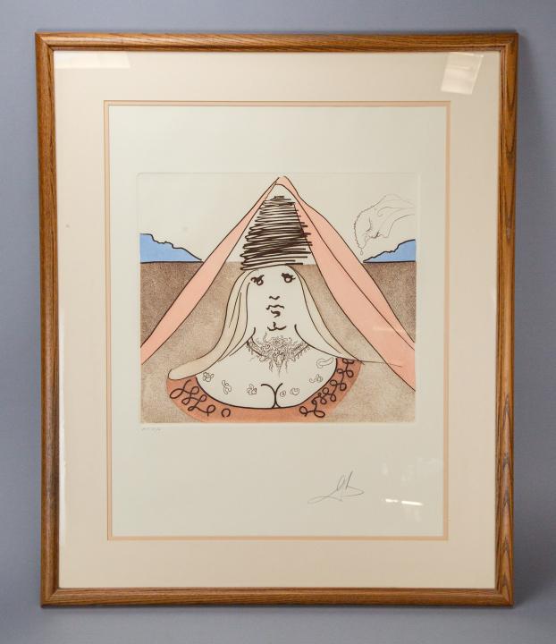 Salvador Dali Limited Edition Frame Lithograph: Salvador Dali Limited Edition Frame Lithograph Signed and Numbered.Frame measures 36 inches x 30 inches.
