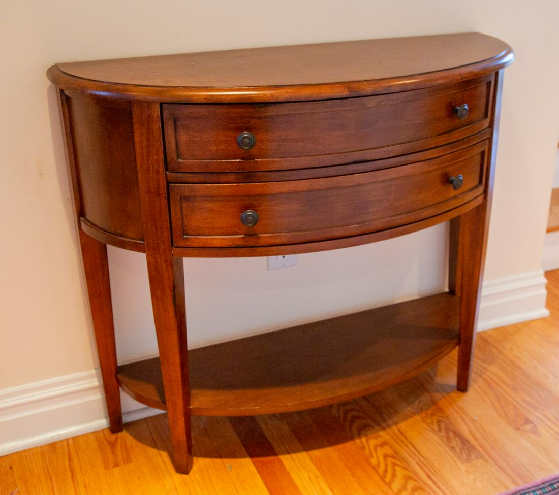 Federal Style Demilune Console Table (1 of 7)