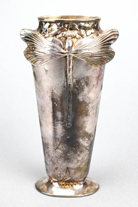 Christofle Libellule Silver Plate Dragon Fly Vase (1 of 7)