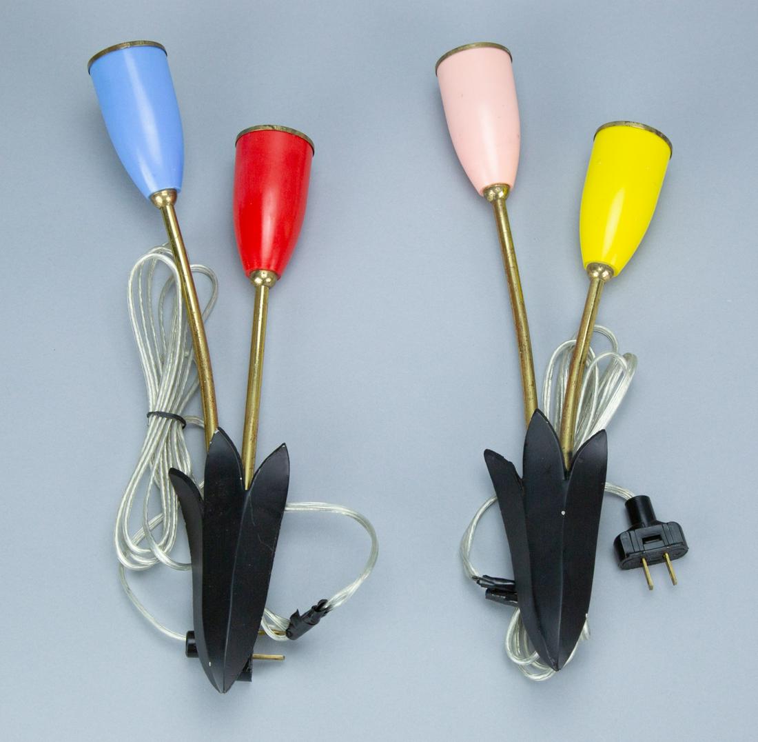 Pair Mid C Stilnovo Multi Colored Sconces (1 of 6)