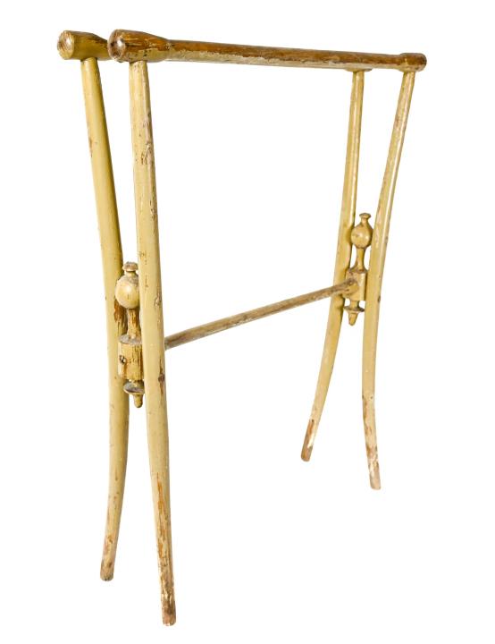 Antique French Provencal Carved Blanket Rack (1 of 7)