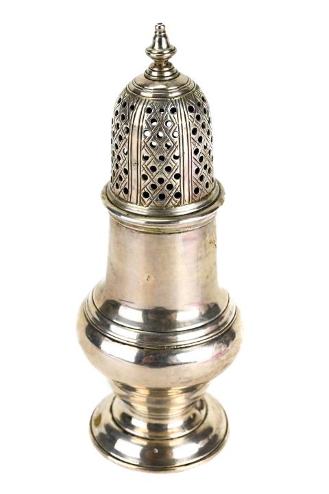 Antique English 18th C Georgian Sterling Shaker (1 of 10)