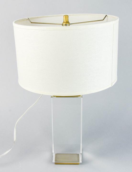 Restoration Hardware Crystal Modern Table Lamp (1 of 9)