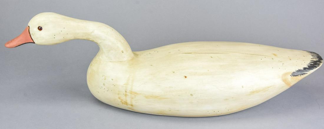 French Broad River Hand Carved Decoy Snow Goose 82 (1 of 9)
