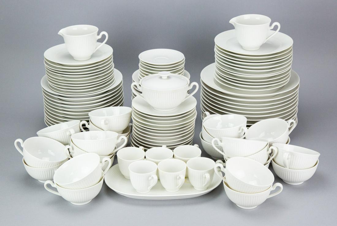 Royal Copenhagen Partial White Fluted  Dinner Set (1 of 9)