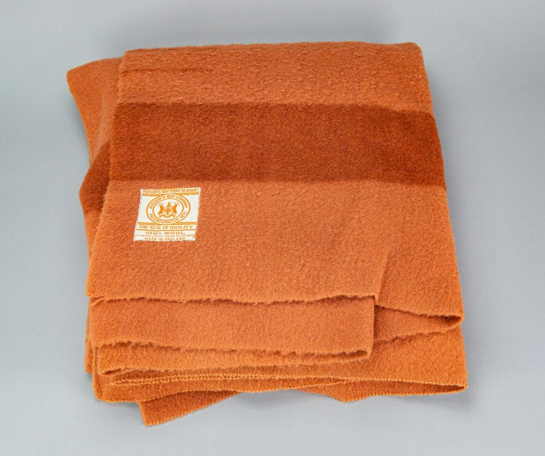 Vintage Wool Hudson Bay's Point Blanket (1 of 5)