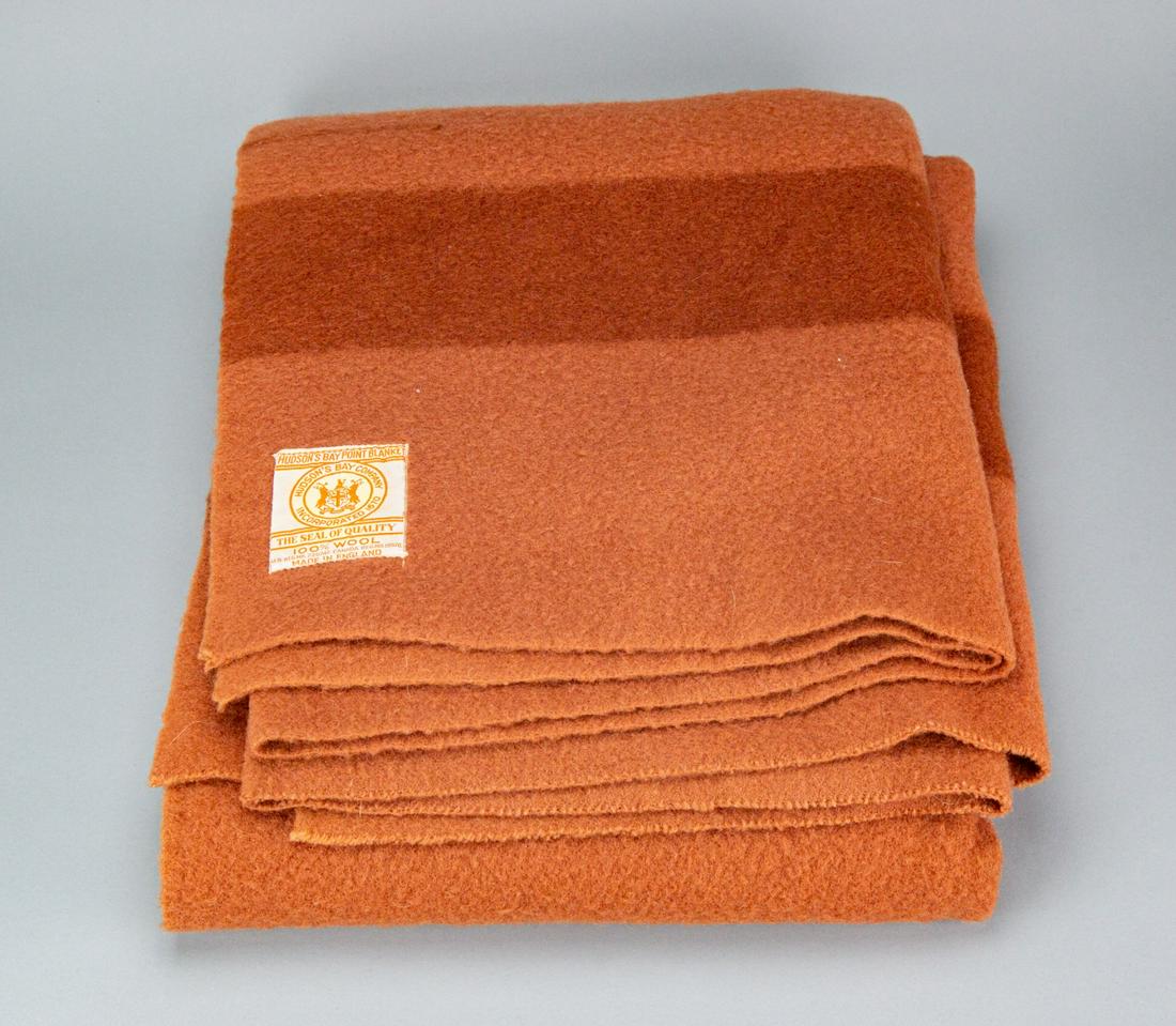 Vintage Wool Hudson Bay's Point Blanket (1 of 6)