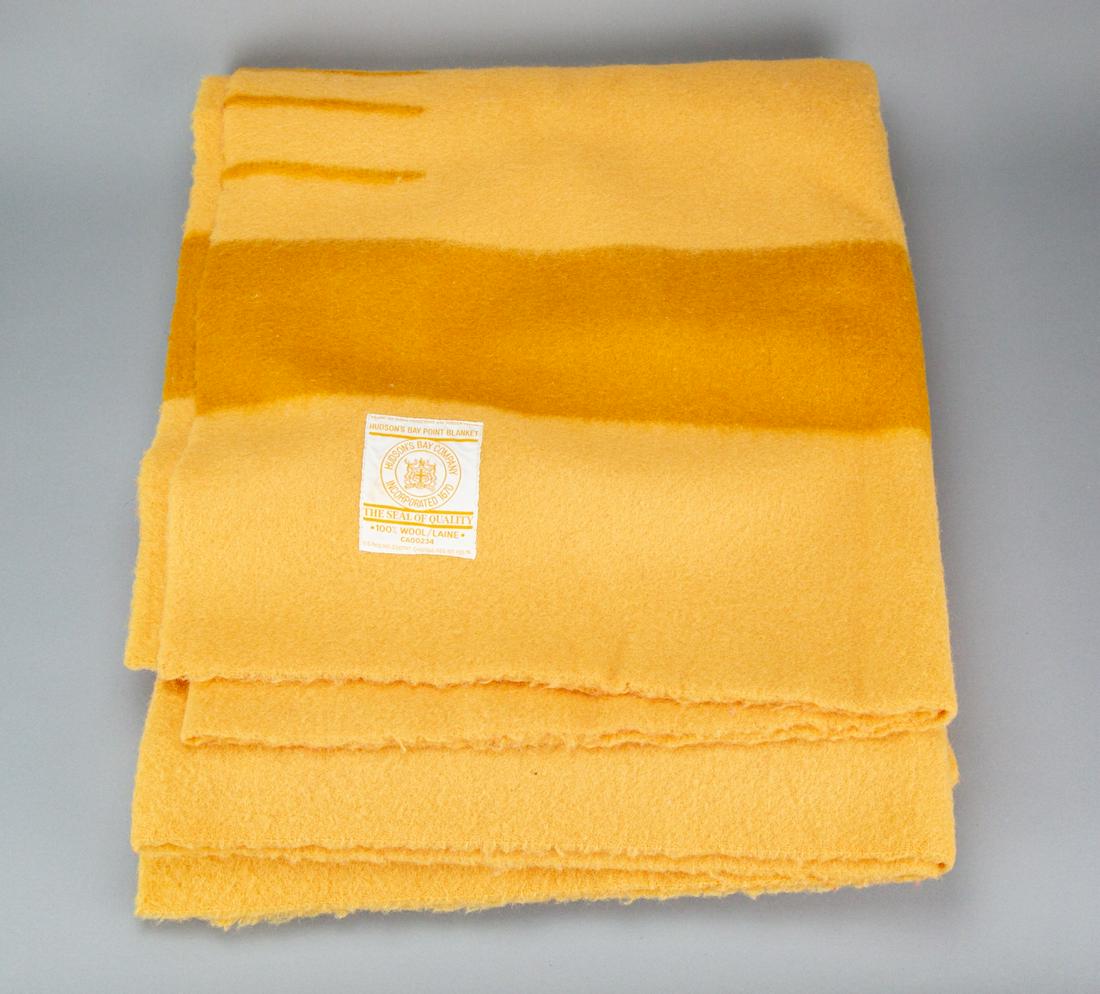 Vintage Wool Hudson Bay's Point Blanket (1 of 6)