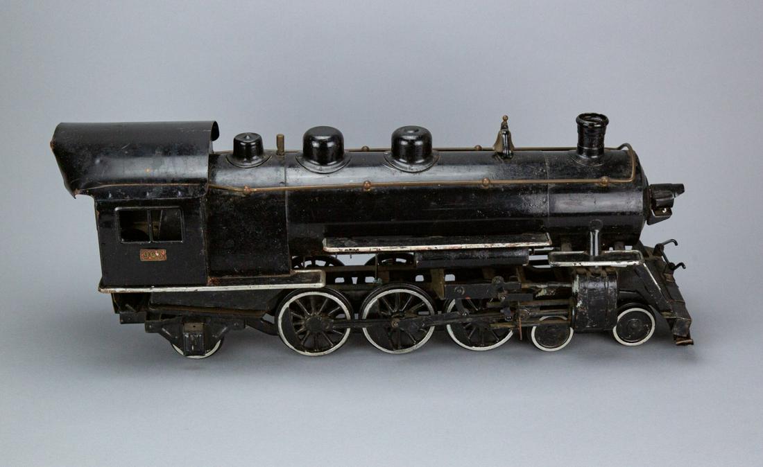 Antique Buddy L Ride On Cast Steel Rail Road Set (1 of 6)