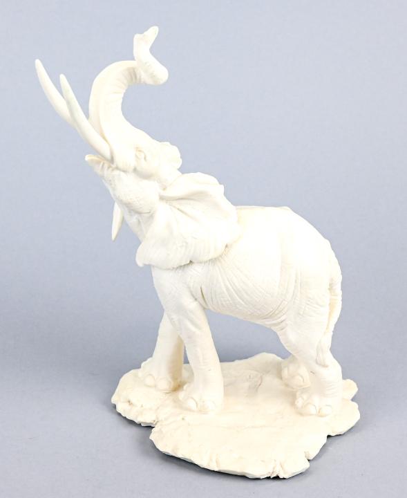 Italian Porcelain Bisque Elephant by Christian (1 of 10)
