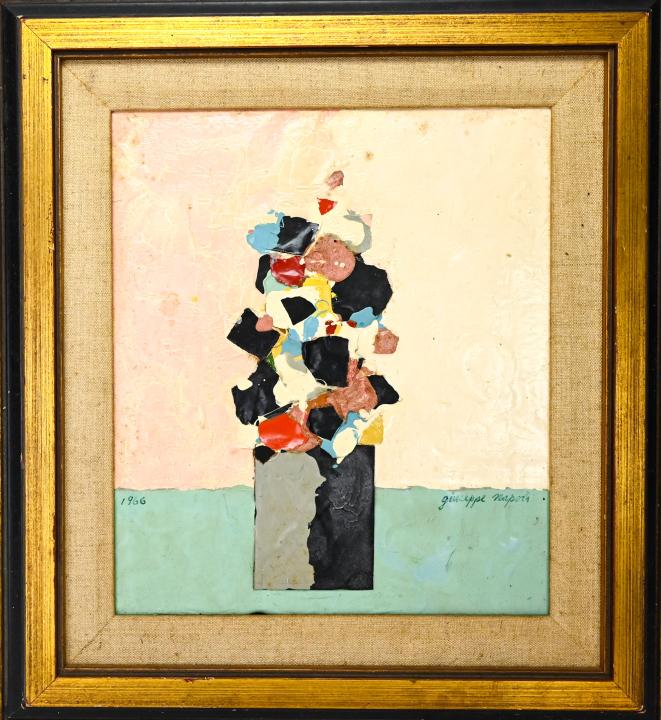 Guiseppe Napoli Modernist Abstract Painting Fiori (1 of 9)