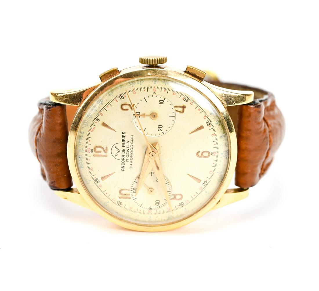 Angora De Rubies 17 Jewels 18K Mens Watch (1 of 8)