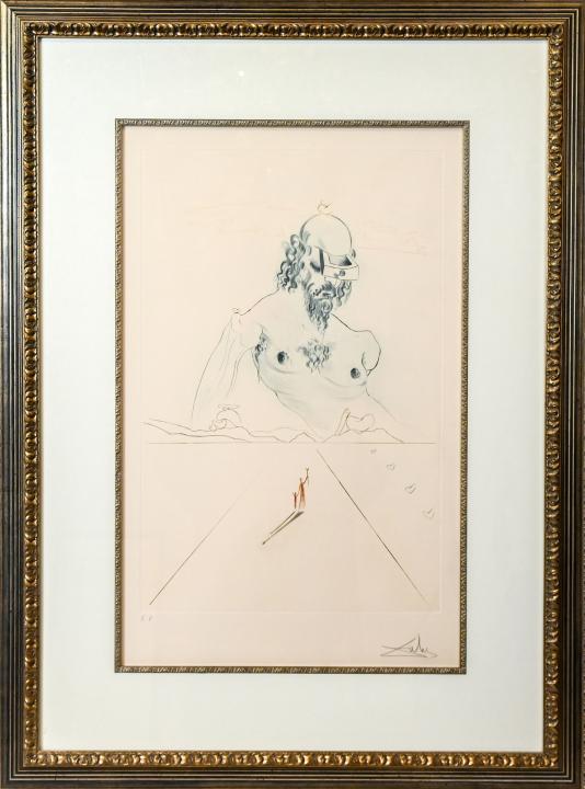 Salvador Dali From the Portfolio Aurelia Etching (1 of 9)