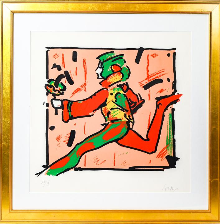 Peter Max Olympic Torch Runner Serigraph (1 of 8)