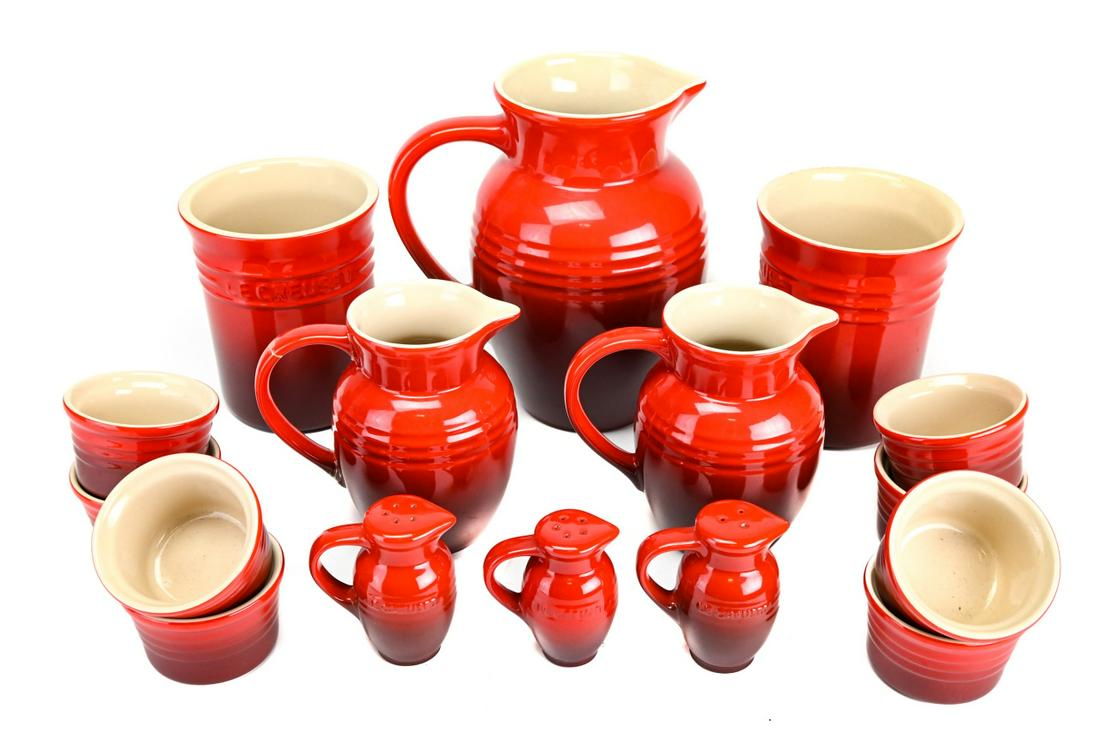 Collection Le Creuset Red Ware Pottery Items (1 of 7)