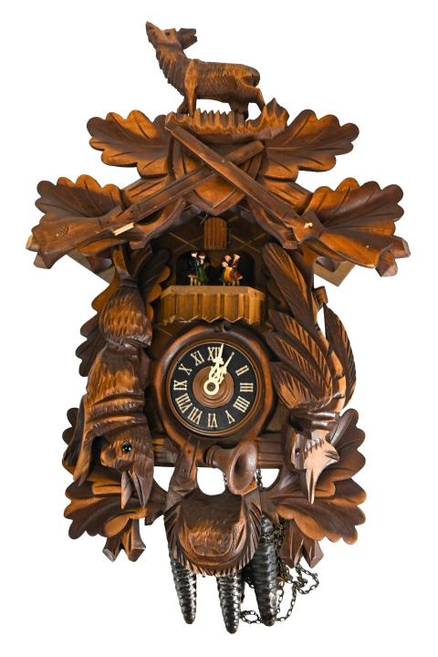 Hand Carved Black Forest Style Coo-Coo Clock (1 of 10)