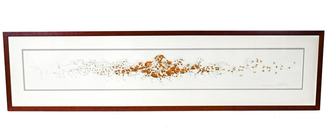 Bev Doolittle Framed Print Horses & Birds (1 of 10)