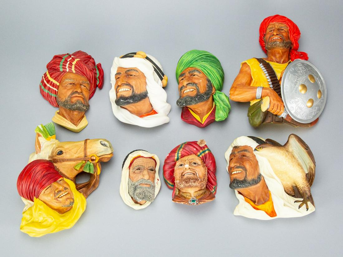 Bossons England Chalk Ware "Desert Hawks" (1 of 9)