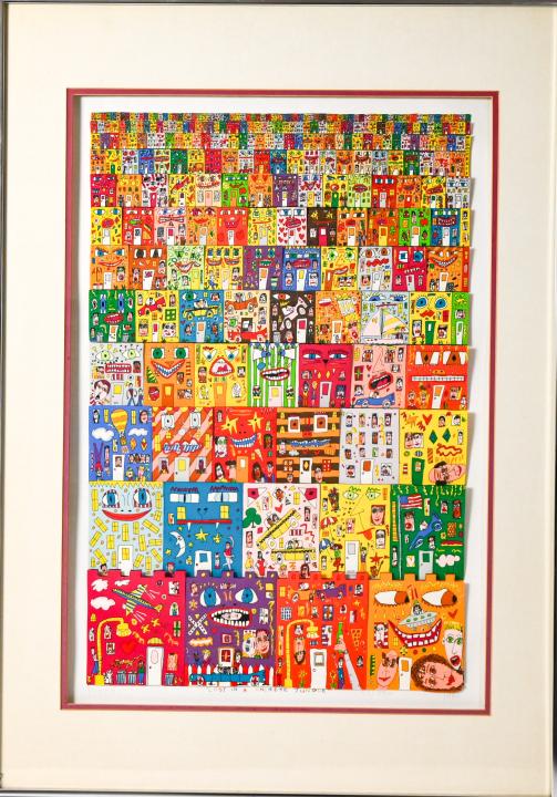James Rizzi 3D Litho "Lost in a Concrete Jungle" (1 of 10)