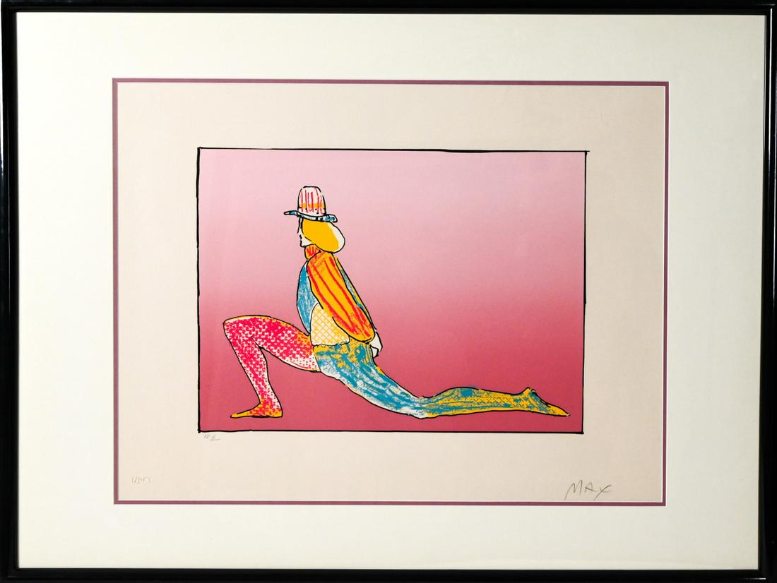Peter Max Printers Proof "Performer w Hat" Framed (1 of 9)