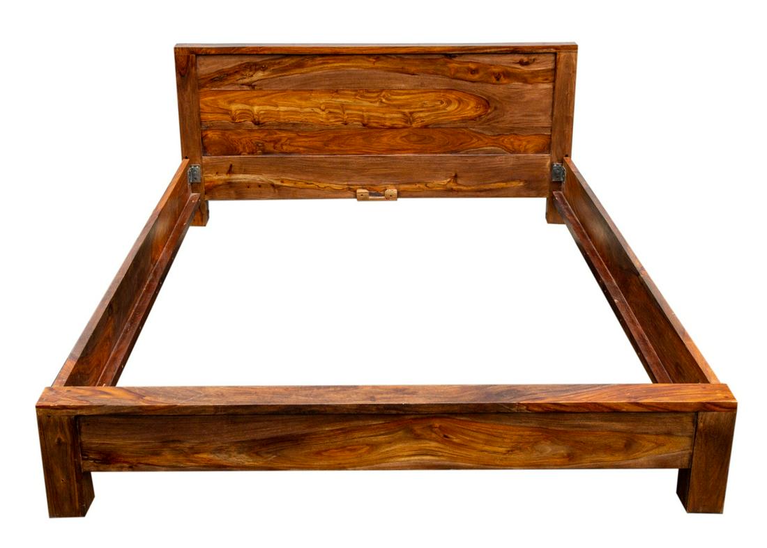 Solid Wood Queen Size Bed Frame (1 of 7)