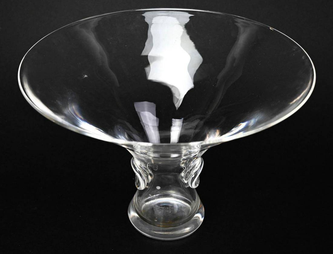Steuben Glass Footed Thumb Print Compote (1 of 6)