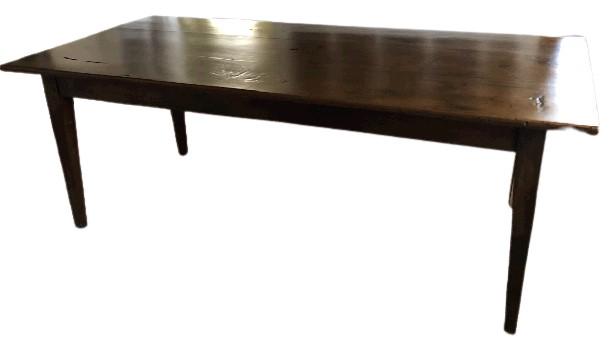 Quality Stained Pine Farm Dining Table (1 of 11)