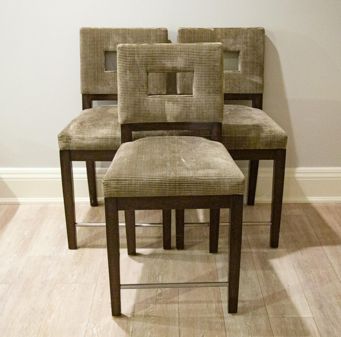 A. Rudin 3 Mid Century Custom Upholstered Chairs (1 of 9)