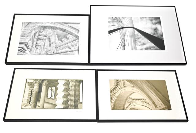 4 Framed Libby Collins Architectural BW Photos (1 of 14)