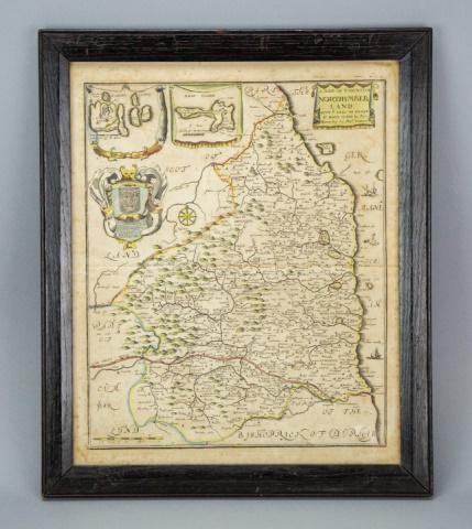 Antique Map County of Northumberland England (1 of 6)