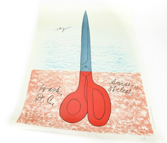 Signed Claes Oldenburg Scissors Obelisk Monument (1 of 10)