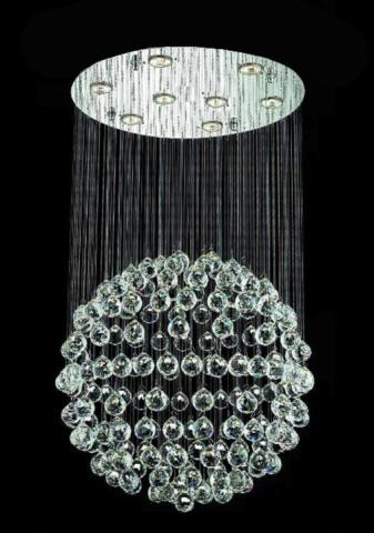 Diyas Colorado 9 Light Sphere Crystal Chandelier (1 of 4)