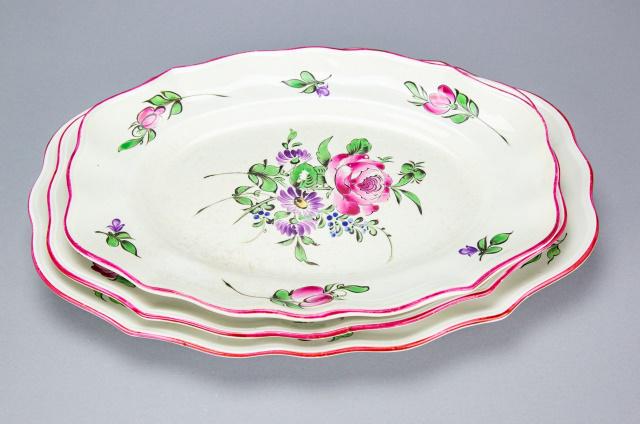 Luneville France Porcelain Reverbere Serving Trays (1 of 8)