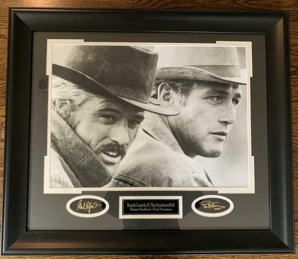 Paul Newman & Robert Redford Signed Print (1 of 6)