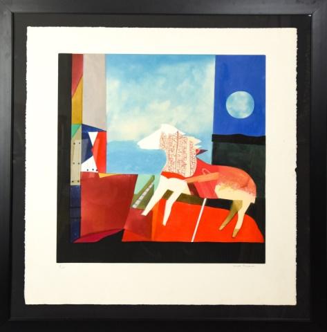 Max Papart "Carousel" Aquatint Signed Numbered (1 of 7)