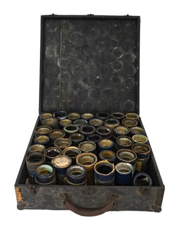 Antique Edison Amberol Record Cylinders in Box (1 of 8)