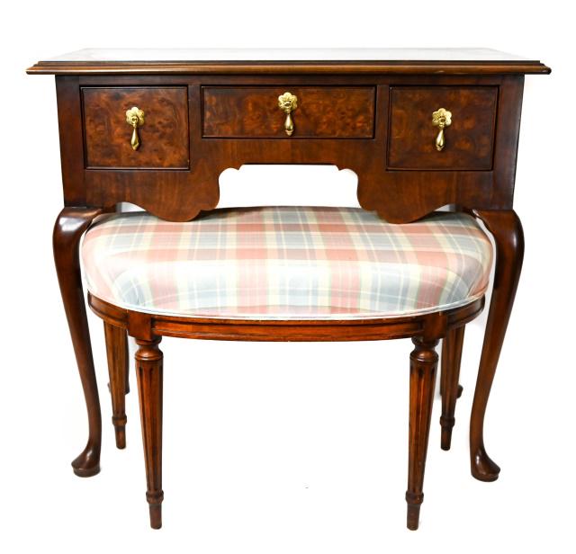 Baker Ladies Vanity, Desk and Upholstered Bench (1 of 10)