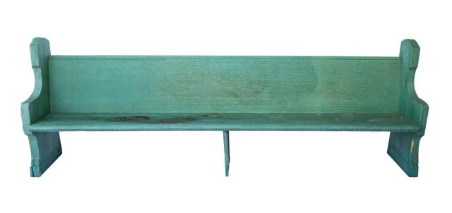 Late 19th Century American Painted Wood Bench (1 of 5)