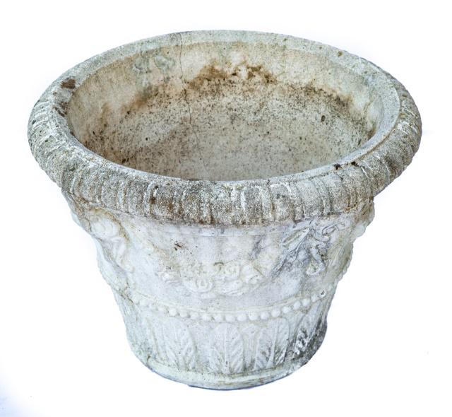 Late 20th Century Large Cast Stone Planter (1 of 4)