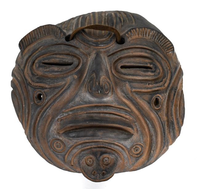 Antique Tikal Mask Guatemala Purchased in 1963 (1 of 8)