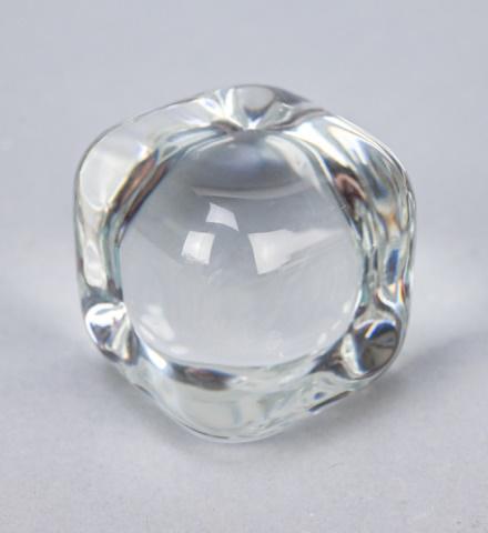 Baccarat France Crystal Ice Cube Paper Weight (1 of 7)