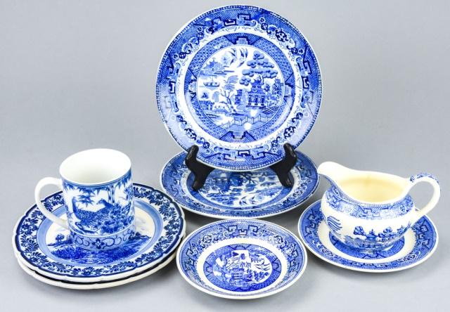 Royal Delft & Blue Willow Table Items (1 of 8)