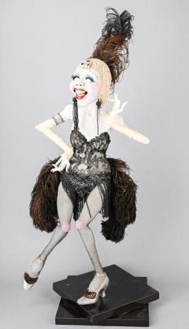 Van Craig Ceramic Dancer Marionette Doll Sculpture (1 of 10)