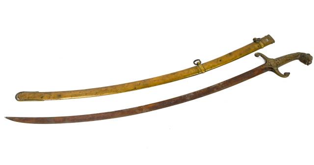 Empire Restoration Oriental Saber w Metal Sheath (1 of 10)