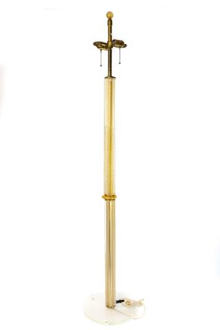 Mid C Modern Murano Glass Candlestick Floor Lamp (1 of 10)