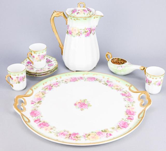 Antique Limoges France Porcelain Hot Cocoa Set (1 of 9)